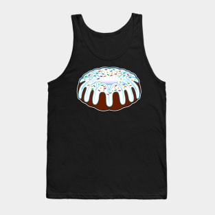 Bundt Cake with Icing and Sprinkles Tank Top